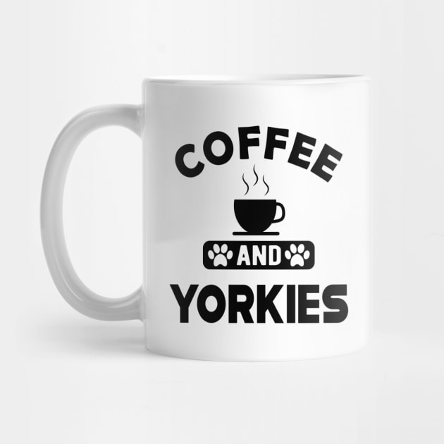 Yorkie Dog - Coffee and yorkies by KC Happy Shop